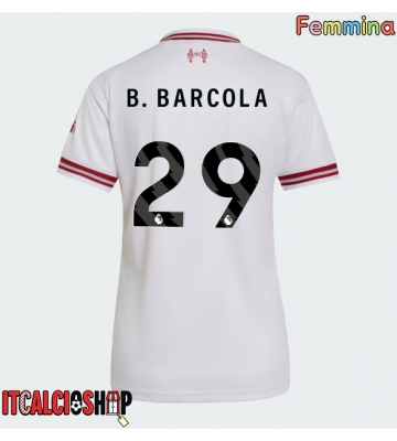 Liverpool Bradley Barcola #29 Seconda Maglia Femmina 2026-27 Manica Corta